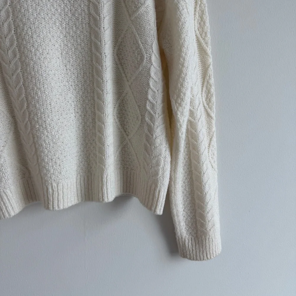 Women's‎ Vince Cable Knit Merino Wool Blend Pullover Size Small